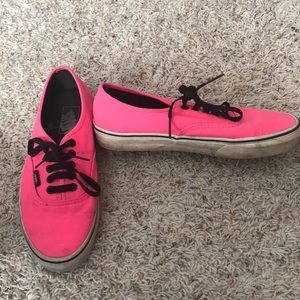 Hot pink Vans